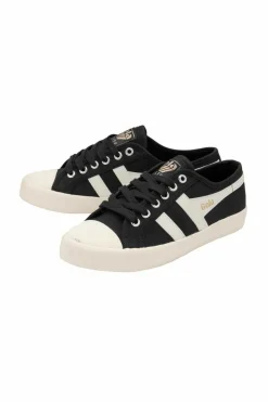 Trainers*Gola Coaster' Canvas Lace-Up Trainers Black