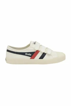 Trainers*Gola Coaster Strap' Canvas Strap Trainers Off White