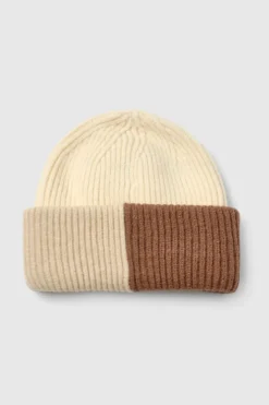 Earmuffs|Hats & Gloves*boohoo Colour Block Fluffy Knitted Beanie neutral