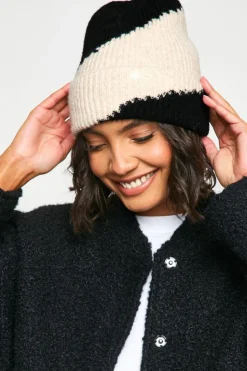 Earmuffs|Hats & Gloves*boohoo Colour Block Ribbed Beanie neutral