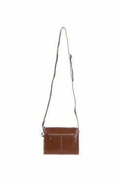 Shoulder Bags*Ashwood Leather Compact Real Leather Shoulder Bag Tan