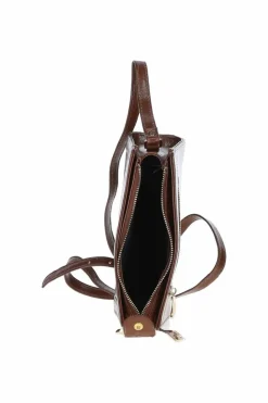 Shoulder Bags*Ashwood Leather Compact Real Leather Shoulder Bag Tan