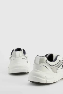 Trainers*boohoo Contrast Chunky Sporty Dad Trainers black_white