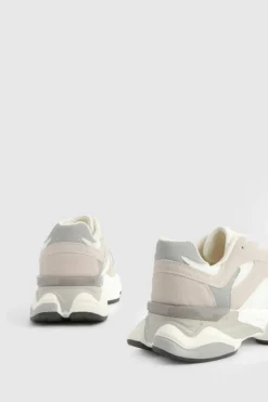 Trainers*boohoo Contrast Panel Chunky Sole Trainers grey