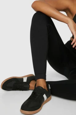 Trainers*boohoo Contrast Panel Flat Trainers black