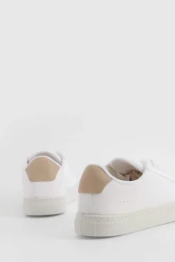 Trainers*boohoo Contrast Panel Flat Trainers beige