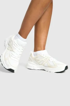 Trainers*boohoo Contrast Stripe Chunky Sporty Dad Trainers stone