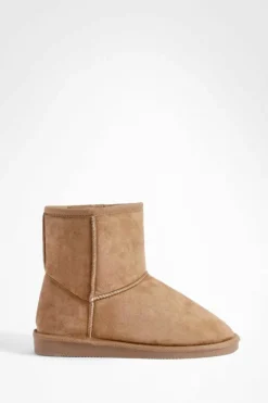 Cosy Boots|Ankle Boots*boohoo Cosy Ankle Boots chocolate