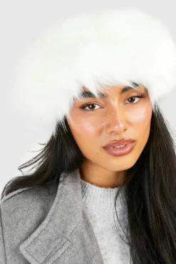 Hair Accessories|Hats & Gloves*boohoo Faux Fur Headband cream