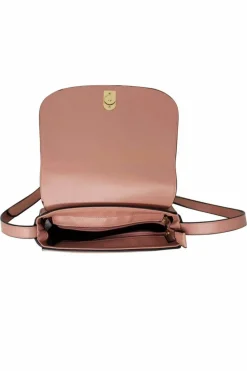 Cross-Body Bags*SVNX Croc Saddle Crossbody with Padlock Pink