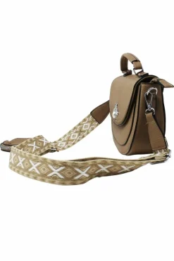 Cross-Body Bags|Handbags*SVNX Crossbody with Bee Embellishment in Mocha Light Brown