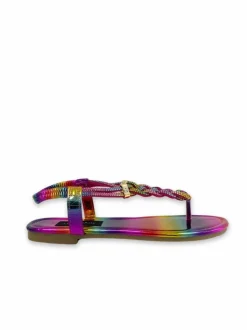 Sandals*Love Lemonade Crystal Knot Twist Sandals Multi