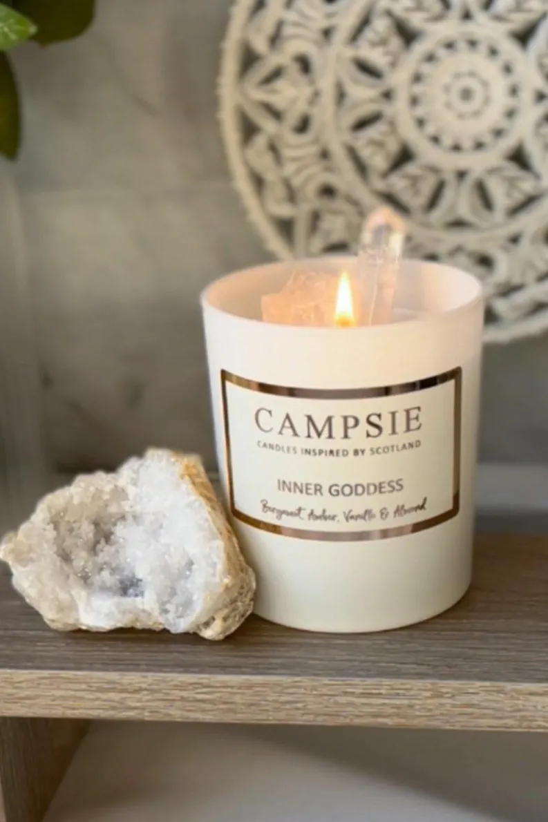 Candles & Diffusers|Candles*CAMPSIE Candles Crystal Luxe Candle Gift Set White