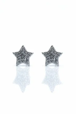 Earrings*Love Lemonade Crystal Starlight Stud Earrings Silver