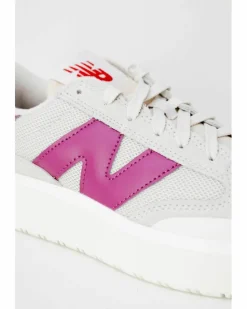 Trainers*New Balance CT302 Platform Sneakers BeigePurple Shoes Red