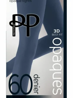 Tights & Socks|Tights & Socks*Pretty Polly 60D Coloured Opaque Tights 1 Pair Pack - Blue