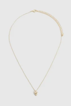 Necklaces*boohoo Delicate Heart Necklace gold