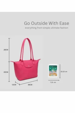 Handbags|Tote Bags*Kitise Double Handle Roomy Tote Hobo Bag Beige