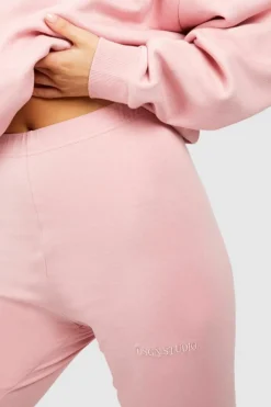 Up To 80% Off Winter Warmers|Leggings*boohoo DSGN Studio Half Zip Sweatshirt And Legging Set dusty pink