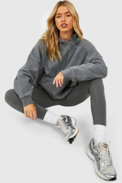 Up To 80% Off Winter Warmers|Leggings*boohoo Dsgn Studio Oversized Hoodie And Legging Tracksuit charcoal