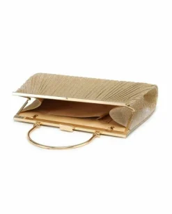 Handbags|Clutch Bags*Kitise Elegant Pleated Clutch Evening Bag With Handle Black