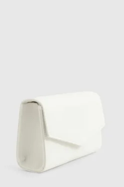 Handbags|Clutch Bags*boohoo Envelope Chain Clutch Bag white