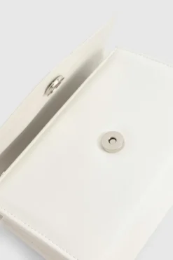 Handbags|Clutch Bags*boohoo Envelope Chain Clutch Bag white