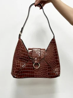 Shoulder Bags*SVNX Envelope Hobo Bag in Brown
