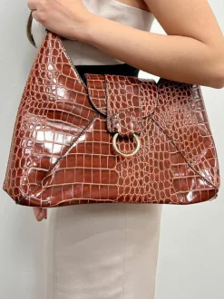 Shoulder Bags*SVNX Envelope Hobo Bag in Brown