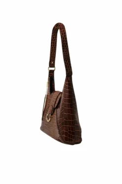 Shoulder Bags*SVNX Envelope Hobo Bag in Brown