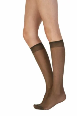 Tights & Socks|Tights & Socks*Pretty Polly Everyday 15 Denier Knee Highs 3 Pair Pack - Mid Grey