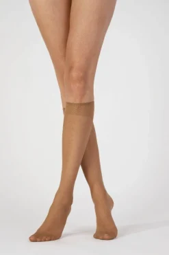 Tights & Socks|Tights & Socks*Pretty Polly Everyday 15 Denier Knee Highs 3 Pair Pack - Natural