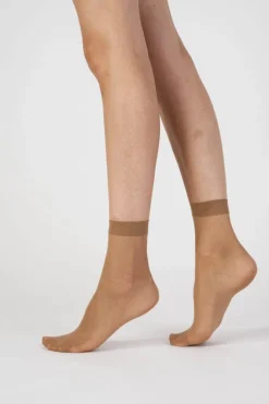 Tights & Socks|Tights & Socks*Pretty Polly Everyday 15 Denier Smooth Knit Ankle Highs 3 Pair Pack - Beige