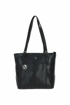Shoulder Bags|Handbags*Ashwood Leather Evie' Classic Real Leather Tote Bag Black