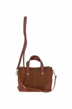 Cross-Body Bags*Ashwood Leather Fascino Fiorentino' Soft Suede Leather Small Shoulder Crossbody Bag Tan