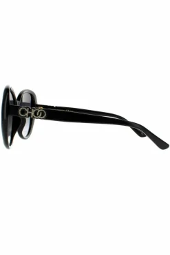 Sunglasses*Jimmy Choo Fashion Dark Grey Gradient Sunglasses Black