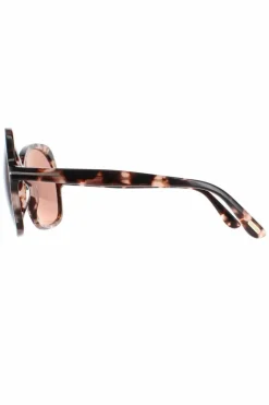 Sunglasses*Tom Ford Fashion Coloured Havana Violet Rosemin FT1013 Pink