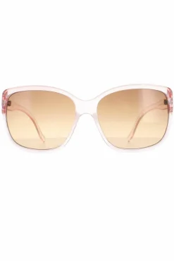 Sunglasses*CALVIN KLEIN Fashion Crystal Rose Brown Gradient CK20518S Pink