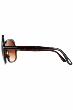 Sunglasses*Tom Ford Fashion Dark Havana Gradient Rosemin FT1013 Brown