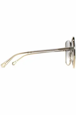 Sunglasses*Chloe Fashion Grey to Brown Crystal Fade and Grey Gradient CH0030S Franky Gold