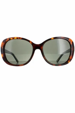 Sunglasses*Ted Baker Fashion Havana Light Green TB1343 Nola Brown