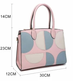 Shoulder Bags|Handbags*Kitise Fashion Polka Dots Tote Bag with Detchable Strap Black