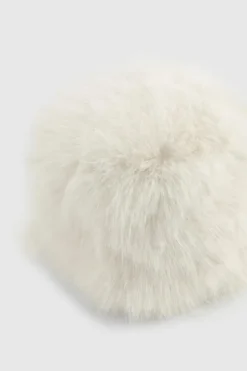 Hats & Gloves|Hats & Gloves*boohoo Faux Fur Hat white