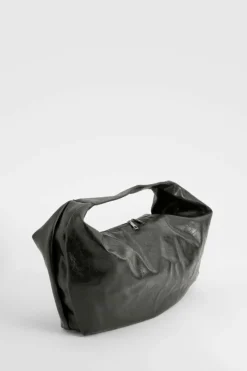 Handbags|Tote Bags*boohoo Faux Leather Slouchy Tote Bag black