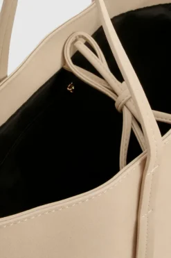 Shoulder Bags|Handbags*boohoo Faux Leather Strap Detail Tote Bag taupe