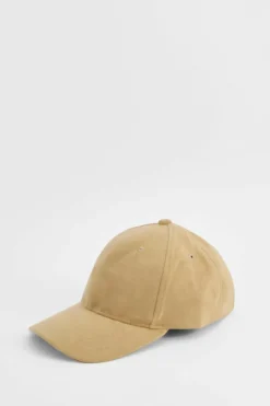 Hats & Gloves|Hats & Gloves*boohoo Faux Suede Baseball Cap tan