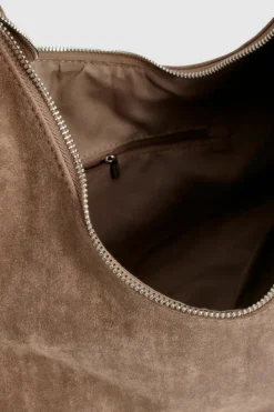Shoulder Bags|Handbags*boohoo Faux Suede Slouchy Shoulder Bag taupe