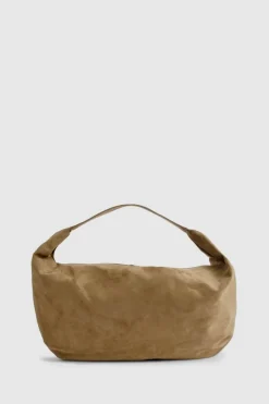 Shoulder Bags|Handbags*boohoo Faux Suede Slouchy Shoulder Bag khaki