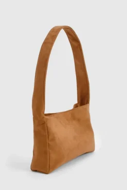 Shoulder Bags|Handbags*boohoo Faux Suede Slouchy Shoulder Bag tan