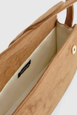 Shoulder Bags|Handbags*boohoo Faux Suede Structured Shoulder Bag taupe